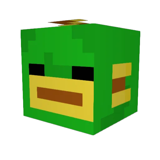 Jupiter_419 Minecraft avatar head, 3D render