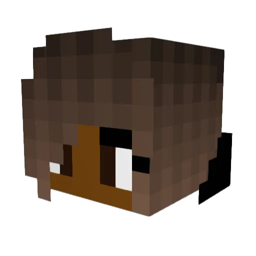 Jupiter_Falls Minecraft avatar head, 3D render