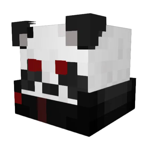 Juppa03 Minecraft avatar head, 3D render