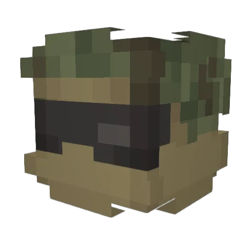 Juppy250 Minecraft avatar head, 3D render