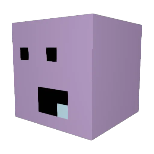 Jupyeon Minecraft avatar head, 3D render