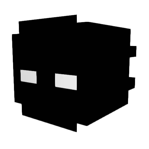 Juqnch0 Minecraft avatar head, 3D render