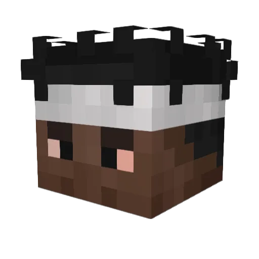 Jurado345 Minecraft avatar head, 3D render