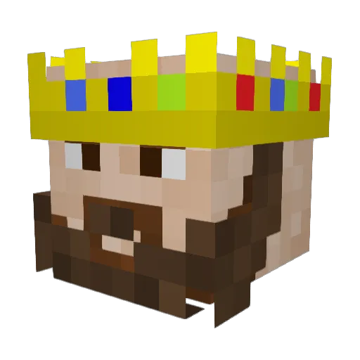 Juras_99 Minecraft avatar head, 3D render