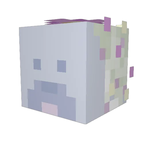 JurassicManatee Minecraft avatar head, 3D render