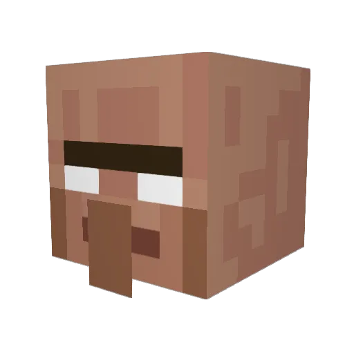 Jurassicwoops Minecraft avatar head, 3D render