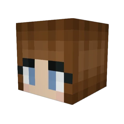 Juravenator Minecraft avatar head, 3D render