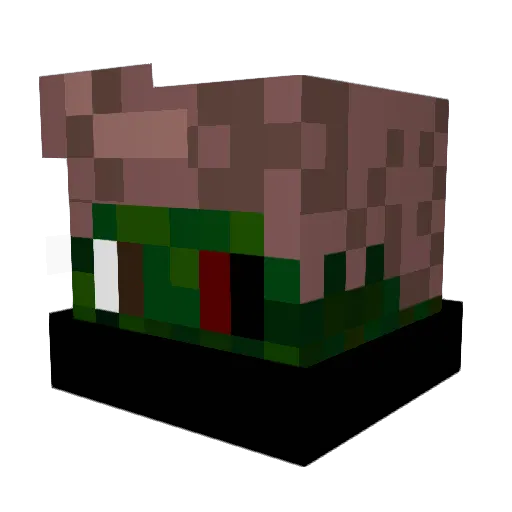 Jurek61 Minecraft avatar head, 3D render