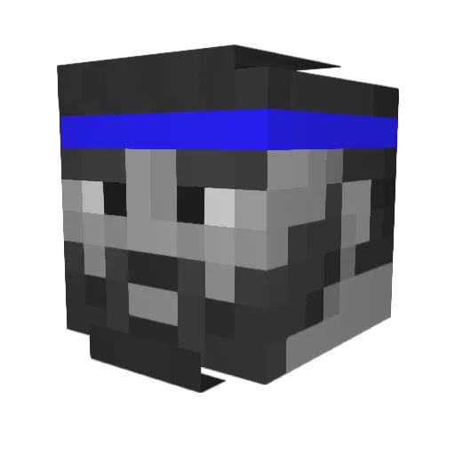 Jurelito Minecraft avatar head, 3D render
