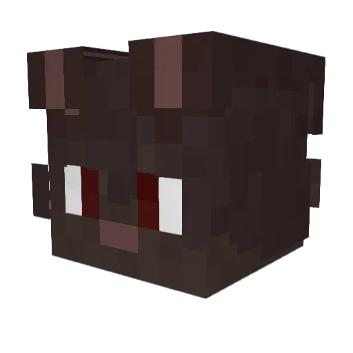 Juremaaok Minecraft avatar head, 3D render