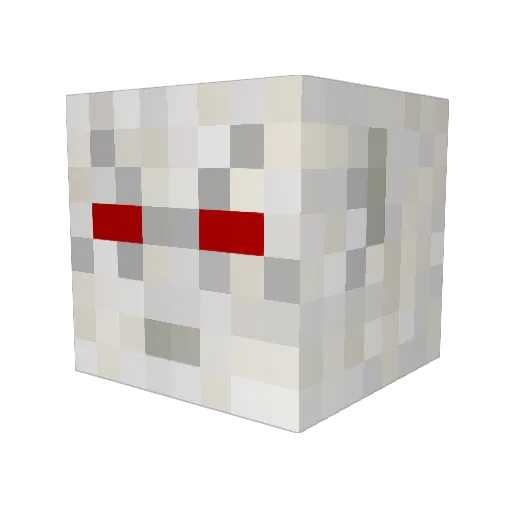 Jureus Minecraft avatar head, 3D render