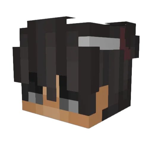 JurganClope Minecraft avatar head, 3D render