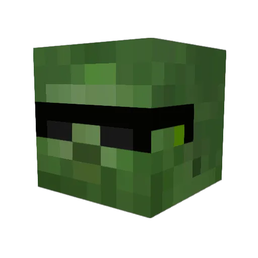Jurgie97 Minecraft avatar head, 3D render