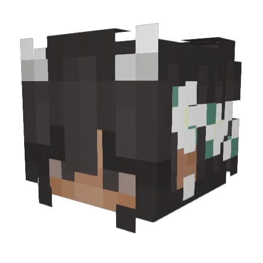 JuriOniiCEEU Minecraft avatar head, 3D render
