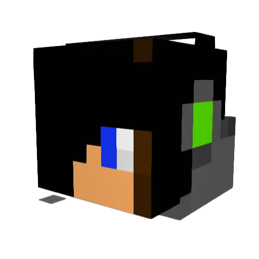 Juriaan_1903 Minecraft avatar head, 3D render