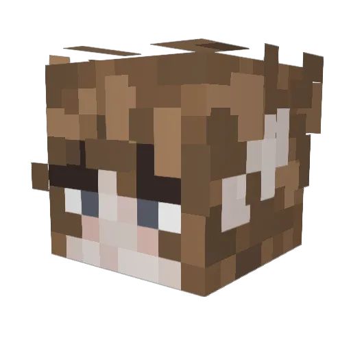 Juric2108 Minecraft avatar head, 3D render