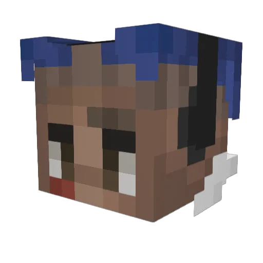 Jurica_17 Minecraft avatar head, 3D render