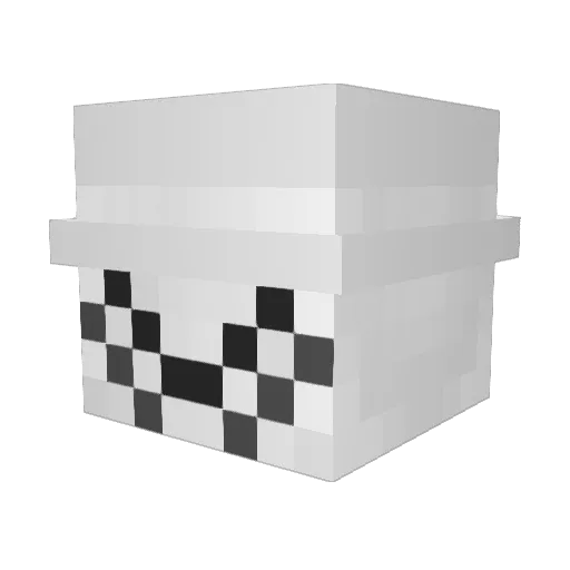 JurisPrvdence Minecraft avatar head, 3D render