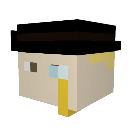 Jurre1799 Minecraft avatar head, 3D render