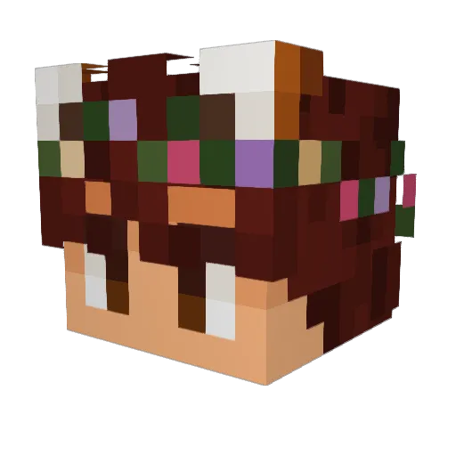 Jurrie27 Minecraft avatar head, 3D render