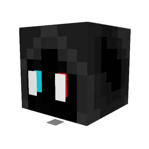 Jurxplayer Minecraft avatar head, 3D render