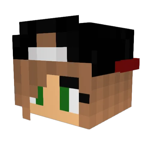 Jus1_0ne Minecraft avatar head, 3D render