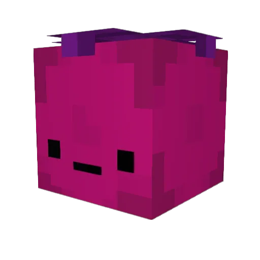 Jus2Goyave Minecraft avatar head, 3D render