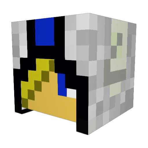 JusGamerNL Minecraft avatar head, 3D render