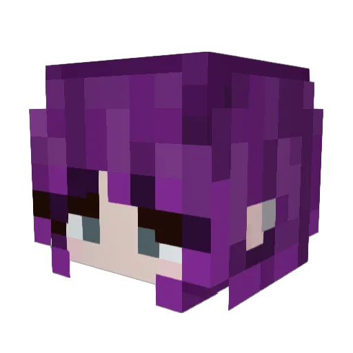 JusPlainCraz Minecraft avatar head, 3D render