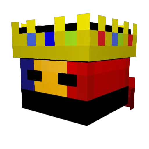 Jusep22 Minecraft avatar head, 3D render