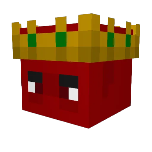 Jusern Minecraft avatar head, 3D render