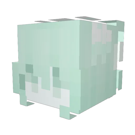 Juss_Long Minecraft avatar head, 3D render