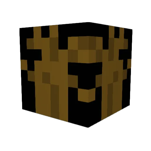 Just4Fun_TV Minecraft avatar head, 3D render
