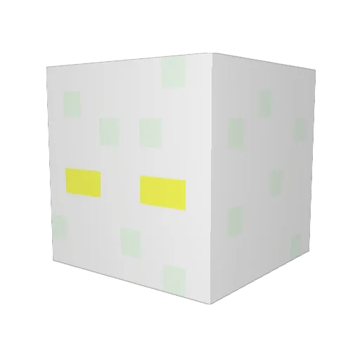 JustACactus12 Minecraft avatar head, 3D render