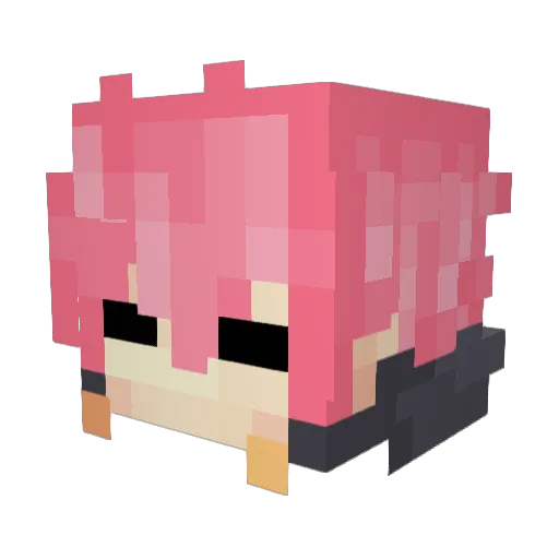 JustAGuy_1 Minecraft avatar head, 3D render