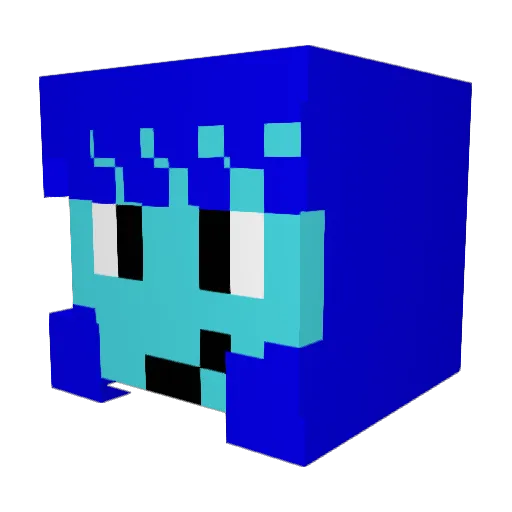 JustALapis Minecraft avatar head, 3D render