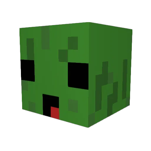 JustAMadPickle Minecraft avatar head, 3D render