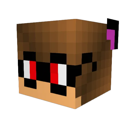 JustAPlayingGuy Minecraft avatar head, 3D render