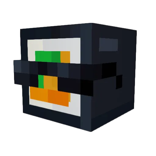 JustASushiGuy Minecraft avatar head, 3D render