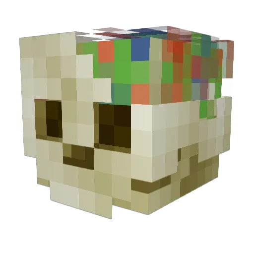 JustAlex77 Minecraft avatar head, 3D render