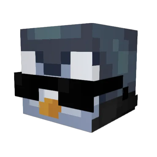 JustAlexx_ Minecraft avatar head, 3D render