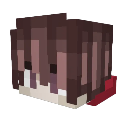 JustAn1diot Minecraft avatar head, 3D render
