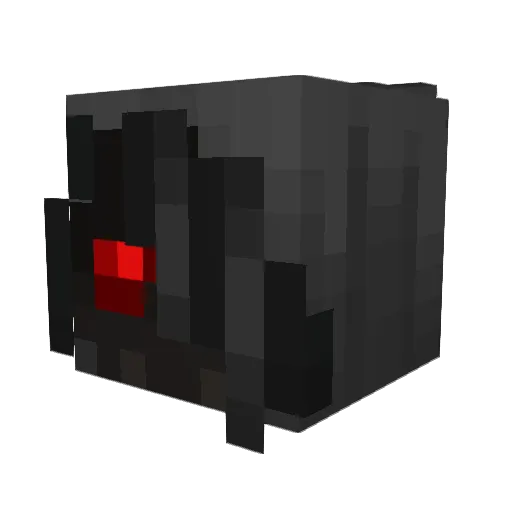 JustArata Minecraft avatar head, 3D render