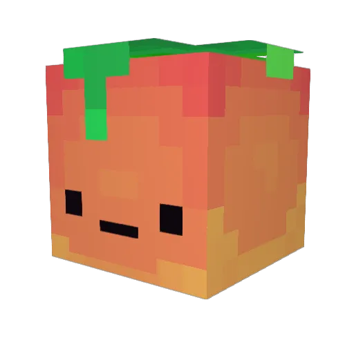 JustArgo Minecraft avatar head, 3D render