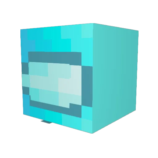 JustBlessMe Minecraft avatar head, 3D render
