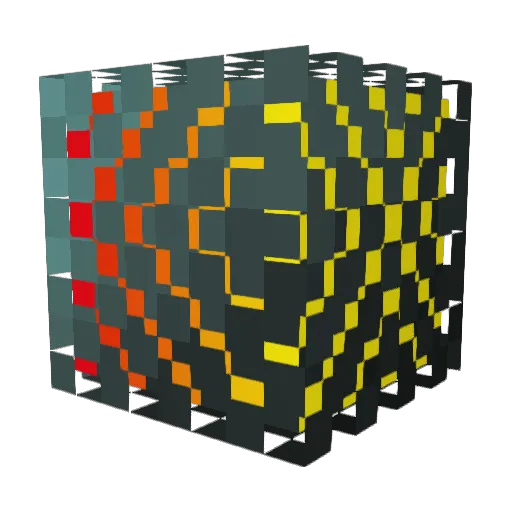 JustBran Minecraft avatar head, 3D render