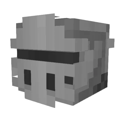 JustBranden Minecraft avatar head, 3D render