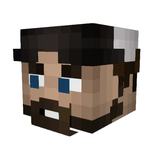 JustBryc Minecraft avatar head, 3D render