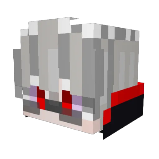 JustCh0sen Minecraft avatar head, 3D render
