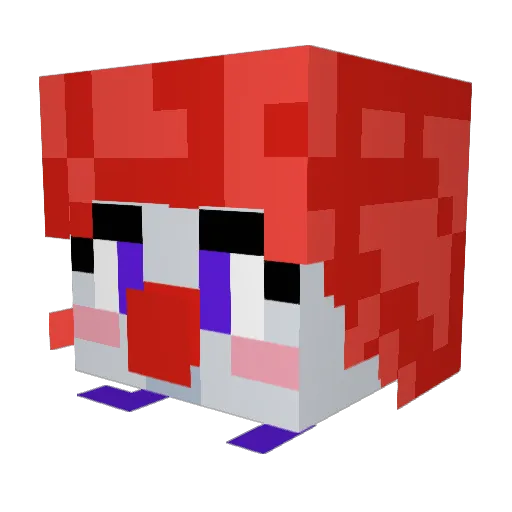 JustCloudJumper Minecraft avatar head, 3D render
